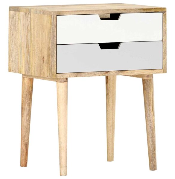 Noční stolek 47 x 35 x 59 cm masivní mangovníkové dřevo 286481