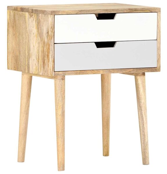 Noční stolek 47 x 35 x 59 cm masivní mangovníkové dřevo 286481