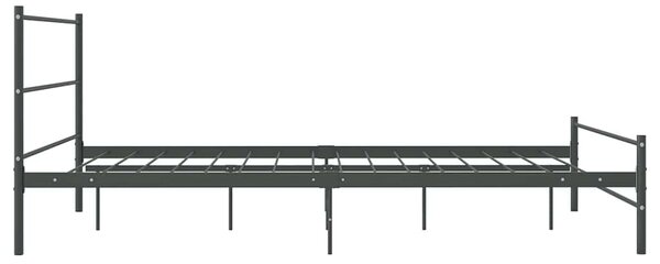 Rám postele bez matrace šedý kovový 140 x 200 cm 286494