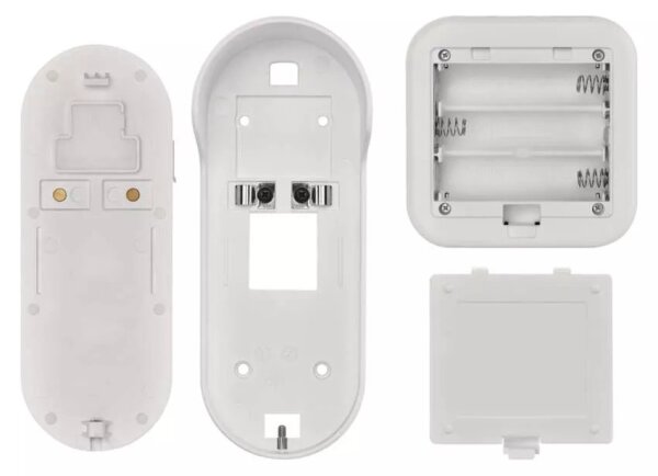 Bezdrátový videozvonek se senzorem pohybu GoSmart 5V 3xAA IP65 Wi-Fi Tuya