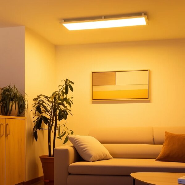 Eglo 32734 - LED RGBW Stmívatelný přisazený panel SALOBRENA-C 34W/230V bílá+ DO