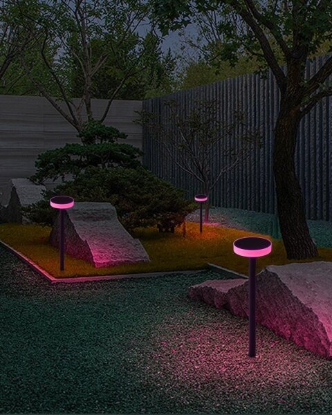 Immax NEO 07910L-LED RGB Stmívatelné solární svítidlo LED/1W/5V kulatý IP54 Tuya