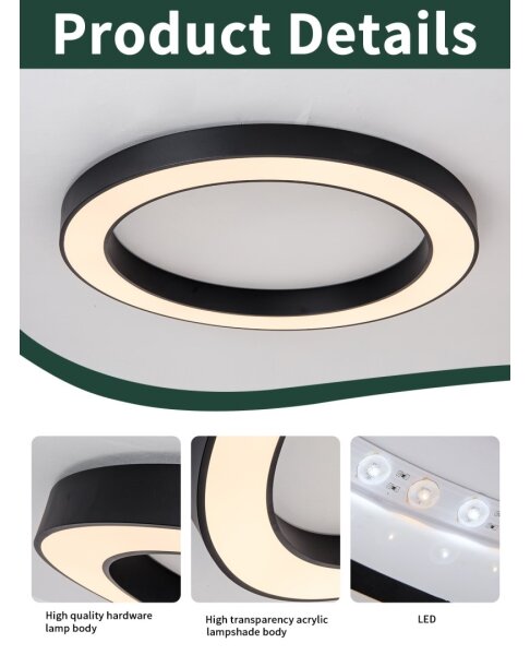 Immax NEO 07210L-LED Stmívatelné svítidlo PASTEL LED/68W/230V 95cm černá Tuya+DO