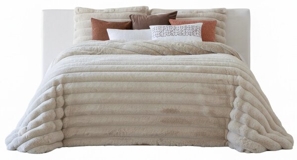 Textil Antilo Hřejiivý přehoz Cedric Beige, béžový, 235x270 cm