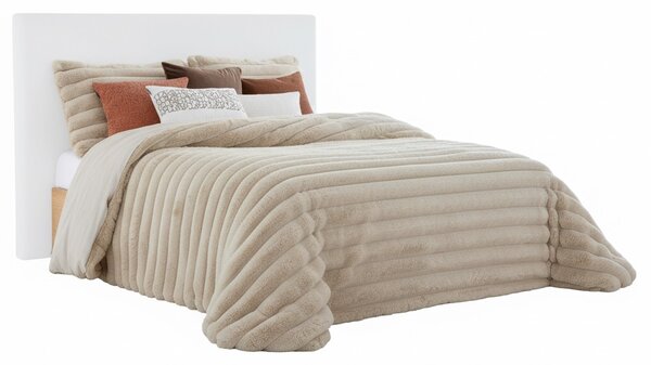 Textil Antilo Hřejiivý přehoz Cedric Beige, béžový, 235x270 cm