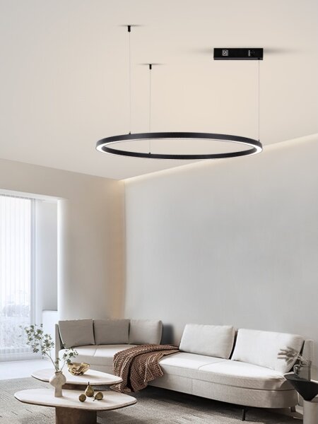Immax NEO 07215L-LED Stmívatelný lustr na lanku FINO 60W/230V 80cm černá Tuya+DO