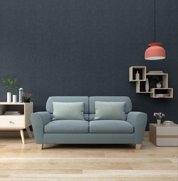Tmavě modrá vliesová tapeta na zeď, imitace kamene, RE521086, Renaissance, Design Id