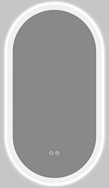 Koupelnové LED zrcadlo Toro - 50x100 cm