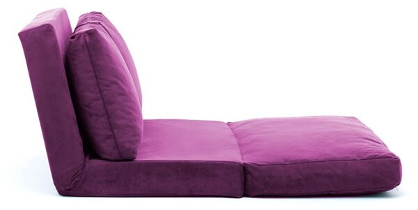 Hanah Home Dvoumístná futonová rozkládací pohovka Taida fialová