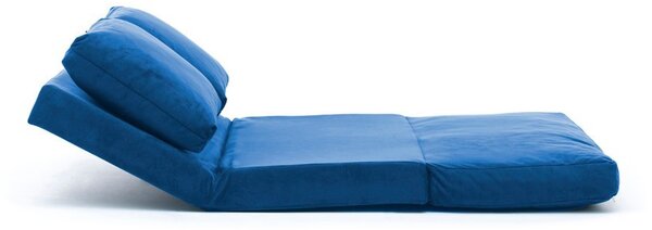 Hanah Home Dvoumístná futonová rozkládací pohovka Taida modrá