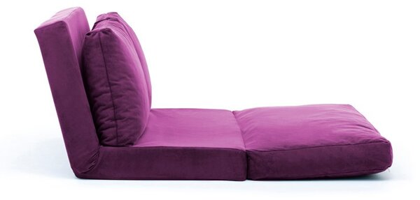 Hanah Home Dvoumístná futonová rozkládací pohovka Taida fialová