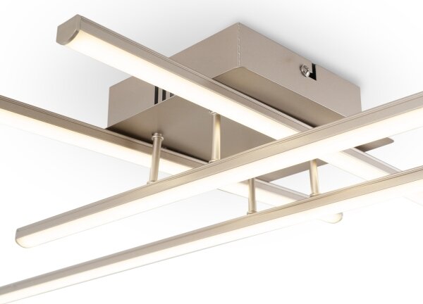 Brilagi - LED Stropní svítidlo STRIPES LED/37W/230V stříbrná