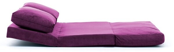 Hanah Home Dvoumístná futonová rozkládací pohovka Taida fialová