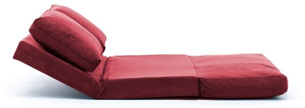 Hanah Home Dvoumístná futonová rozkládací pohovka Taida bordó