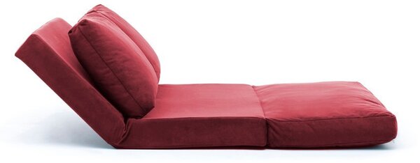 Hanah Home Dvoumístná futonová rozkládací pohovka Taida bordó