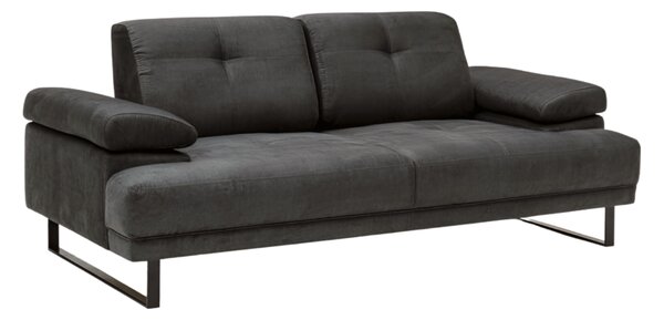 Hanah Home Dvoumístná pohovka Mustang 199 cm antracitová