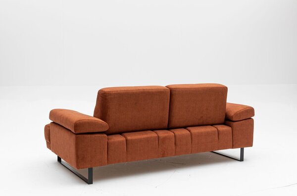 Hanah Home Dvoumístná pohovka Mustang 199 cm oranžová