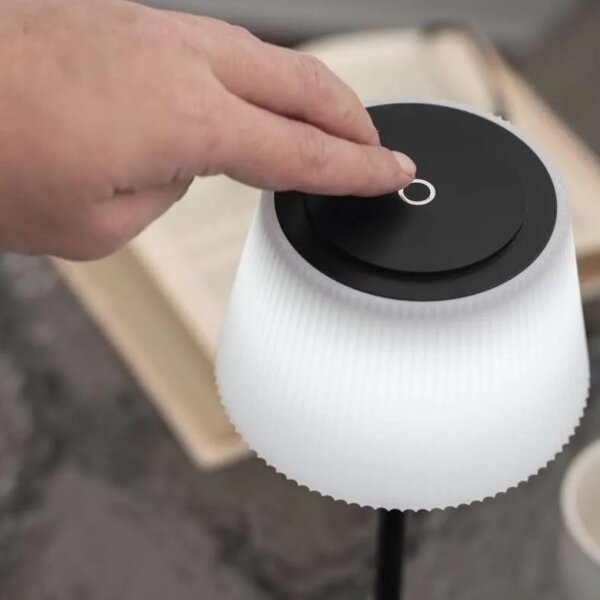 EMOS Z7630B - LED Stmívatelná nabíjecí lampa KATIE LED/4W/10V 1800mAh IP44 černá