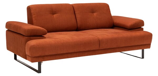 Hanah Home Dvoumístná pohovka Mustang 199 cm oranžová