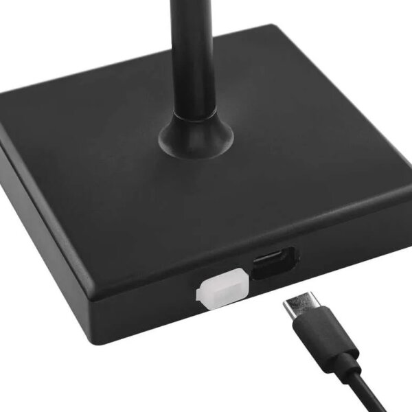EMOS Z7630B - LED Stmívatelná nabíjecí lampa KATIE LED/4W/10V 1800mAh IP44 černá