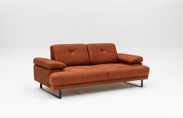 Hanah Home Dvoumístná pohovka Mustang 199 cm oranžová