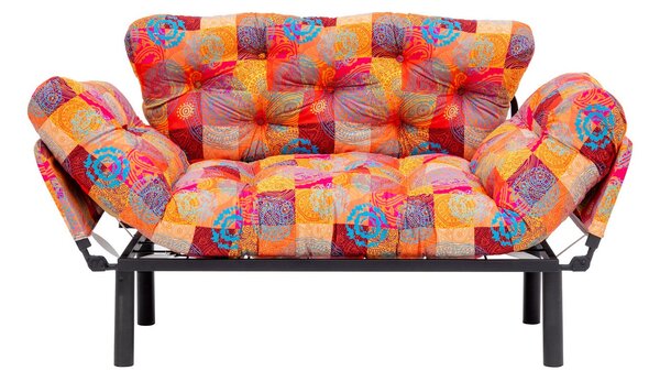 Hanah Home Dvoumístná rozkládací pohovka Nitta 155 cm vícebarevná