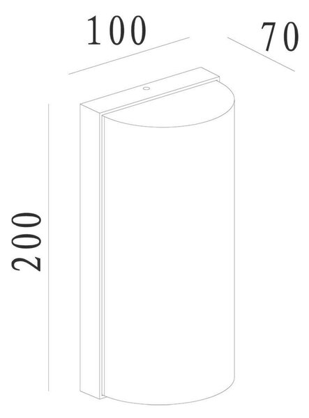 Deko-Light nástěnné přisazené svítidlo Grumium kulaté 100-240V AC/50-60Hz 11,00 W 3000 K 730 lm 100 mm tmavě šedá 731121