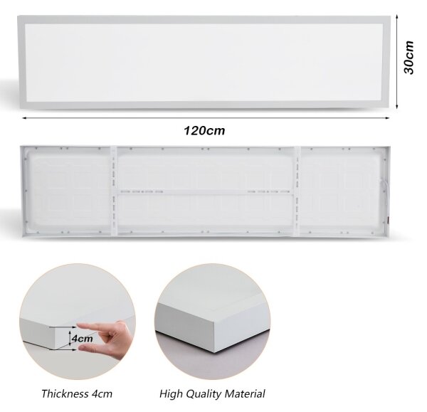 Brilagi - LED Koupelnové svítidlo FRAME LED/50W/230V 3000/4000/6000K IP44 bílá