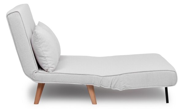 Hanah Home Dvoumístná rozkládací pohovka Seater Folde bílá