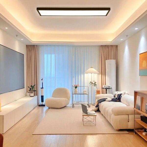 Brilagi-LED Stmívatelné koupelnové svítidlo FRAME SMART LED/50W/230V IP44 čer+DO