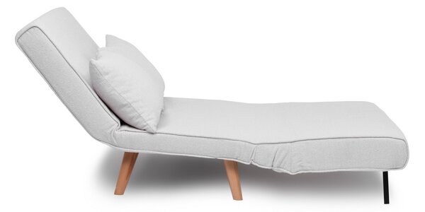 Hanah Home Dvoumístná rozkládací pohovka Seater Folde bílá