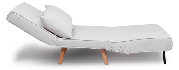 Hanah Home Dvoumístná rozkládací pohovka Seater Folde bílá