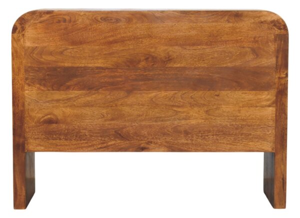 Komoda Darcy v kaštanovém odstínu s 3 zásuvkami, 110 × 35 × 80 cm