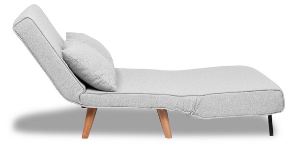 Hanah Home Dvoumístná rozkládací pohovka Seater Folde šedá II