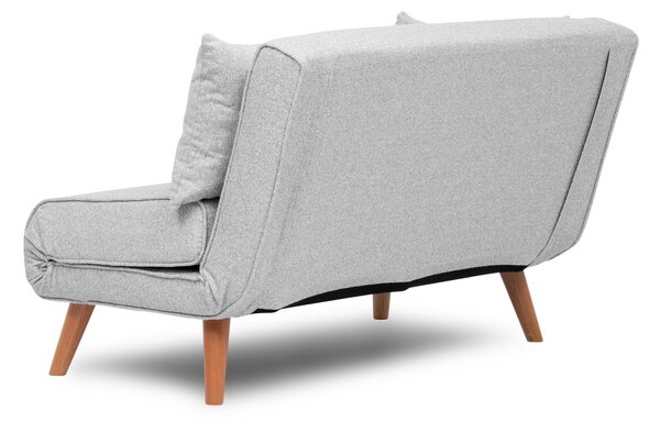 Hanah Home Dvoumístná rozkládací pohovka Seater Folde šedá II