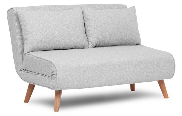 Hanah Home Dvoumístná rozkládací pohovka Seater Folde šedá II