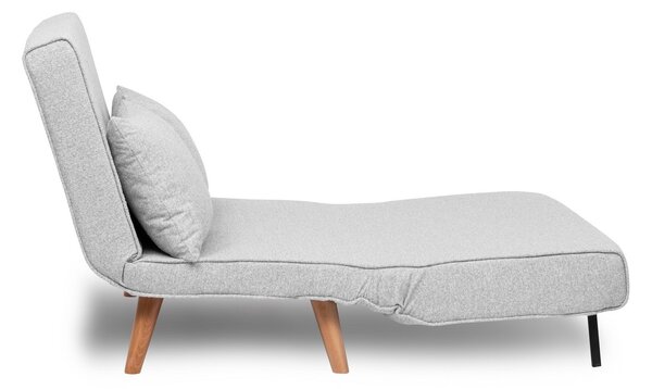 Hanah Home Dvoumístná rozkládací pohovka Seater Folde šedá II