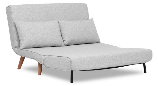 Hanah Home Dvoumístná rozkládací pohovka Seater Folde šedá II