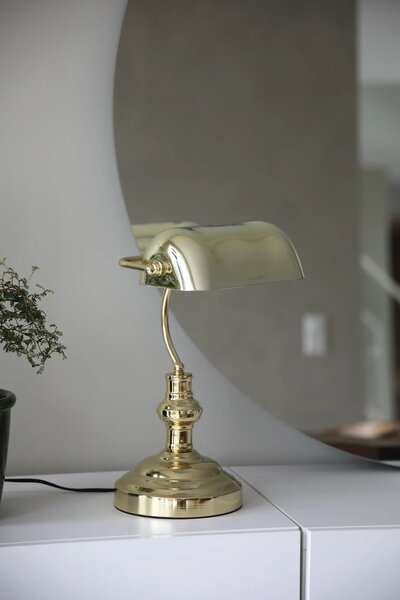 MARKSLOJD Markslöjd stolní lampa Bankers mosaz 42 cm