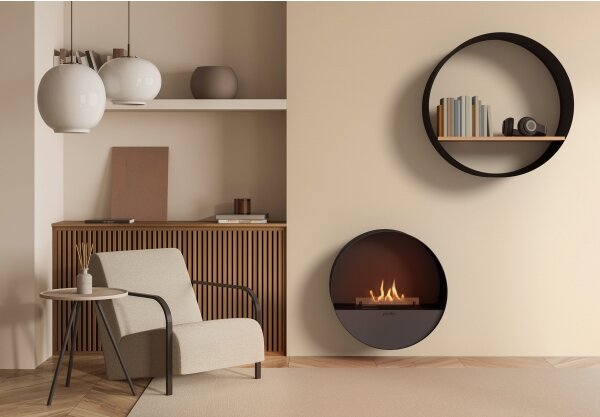 Planika Bubble Wall & Floor BEV - BIO krb na dálkové ovládání 72,6x65 cm 2,5kW