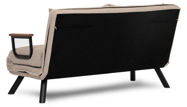 Hanah Home Dvoumístná rozkládací pohovka Seater Sando krémová II