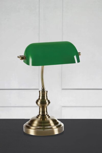 MARKSLOJD Markslöjd stolní lampa Bankers zelená 42 cm