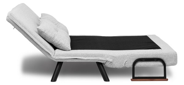 Hanah Home Dvoumístná rozkládací pohovka Seater Sando šedá II