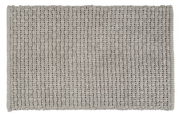 Šedá textilní koupelnová předložka 50x80 cm Ecoli – Wenko