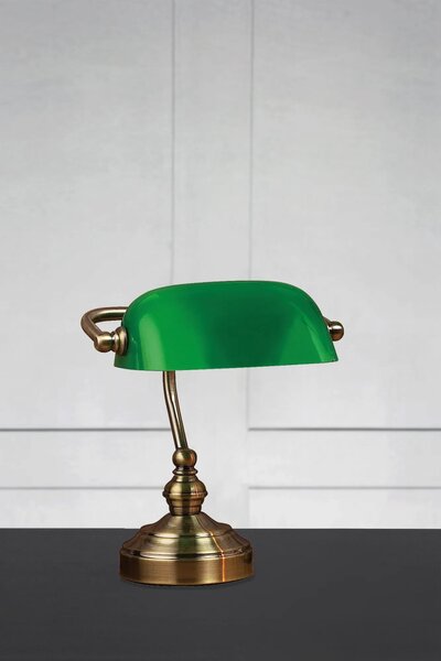 MARKSLOJD Markslöjd stolní lampa Bankers zelená 25 cm