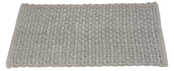 Šedá textilní koupelnová předložka 50x80 cm Ecoli – Wenko
