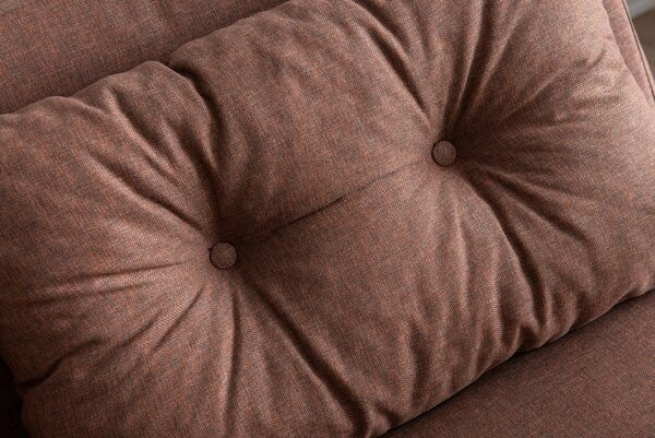 Hanah Home Dvoumístná rozkládací pohovka Seater Sando světle hnědá