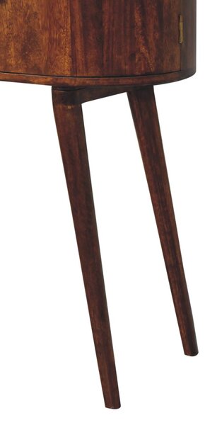 Konzolový stolek Grove v kaštanovém odstínu, 110 × 35 × 91 cm