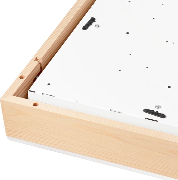 Stropní svítidlo NATURAL SQUARE 4xE27/15W/230V 48x48 cm borovice/bílá
