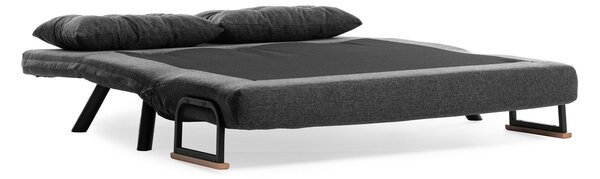 Hanah Home Dvoumístná rozkládací pohovka Seater Sando tmavě šedá